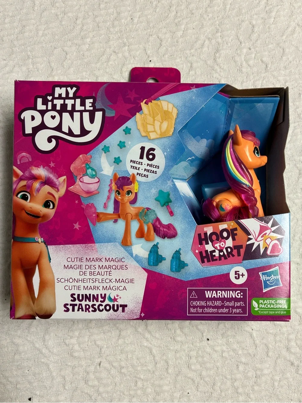 My Little Pony Cutie Mark Magic w/ Sunny Starscout Figure (2022, Hasbro)